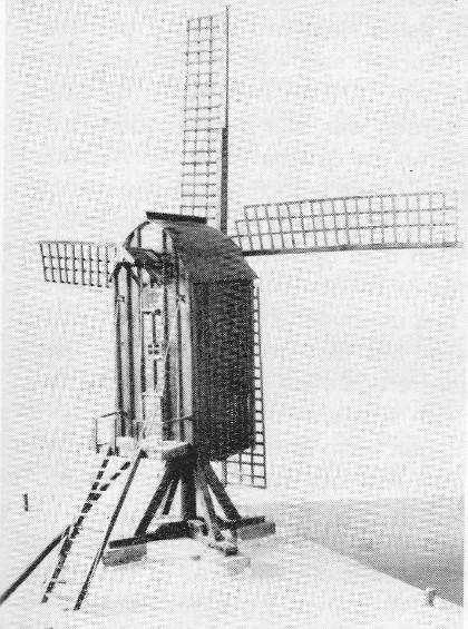 Zeichnung Bockwindmühle