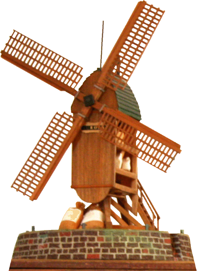 46 - Modell einer Bockwindmühle