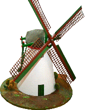 52- Modell einer russischen Bauernwindmühle