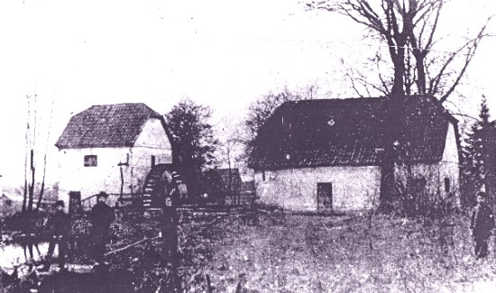 Wassermühle Photo von 1880